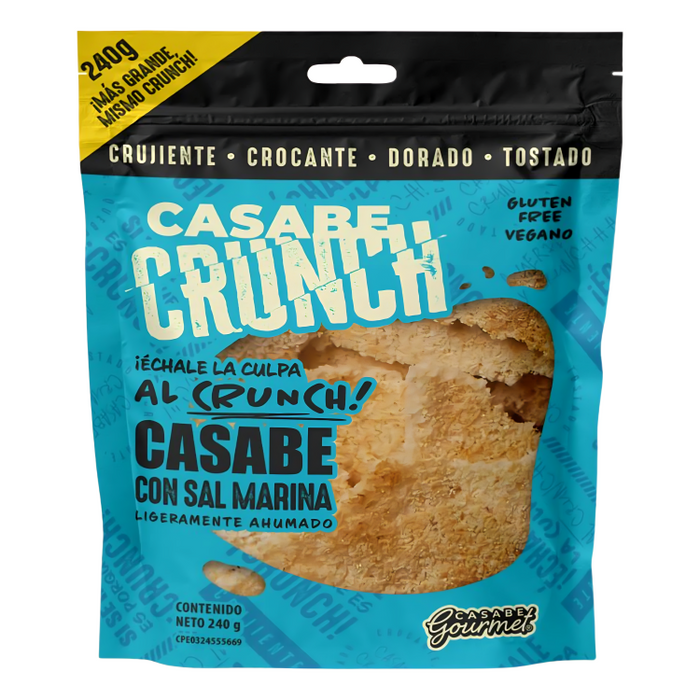 Casabe Crunch Con Sal Marina 100g