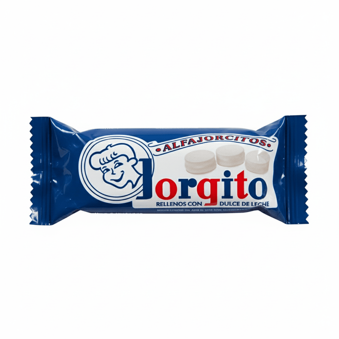 Alfajorcitos Jorgito Rellenos con Dulce de leche 155g - Sabores Market