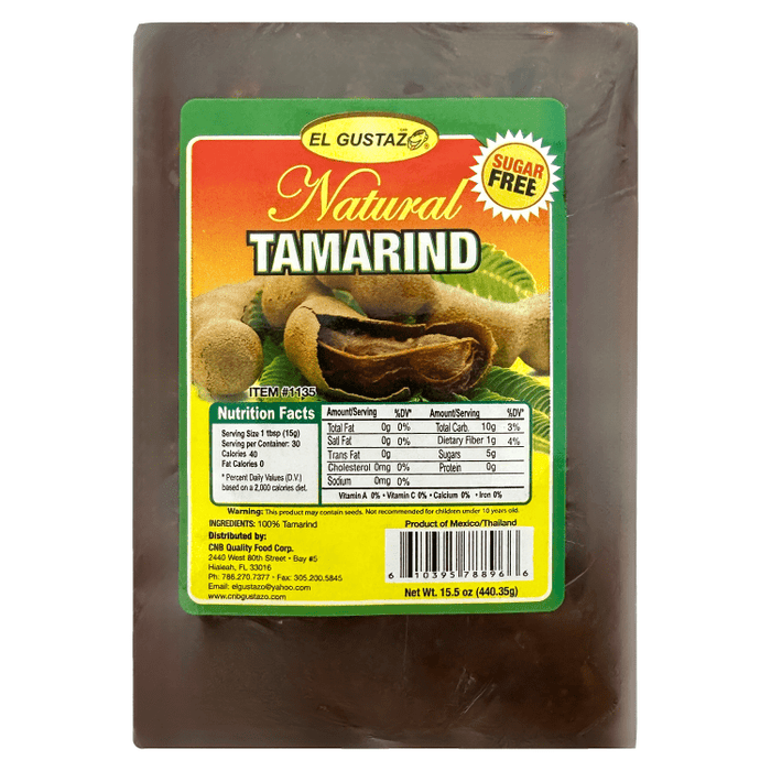 El Gustazo Natural Tamarind 15.5 oz - Sabores Market