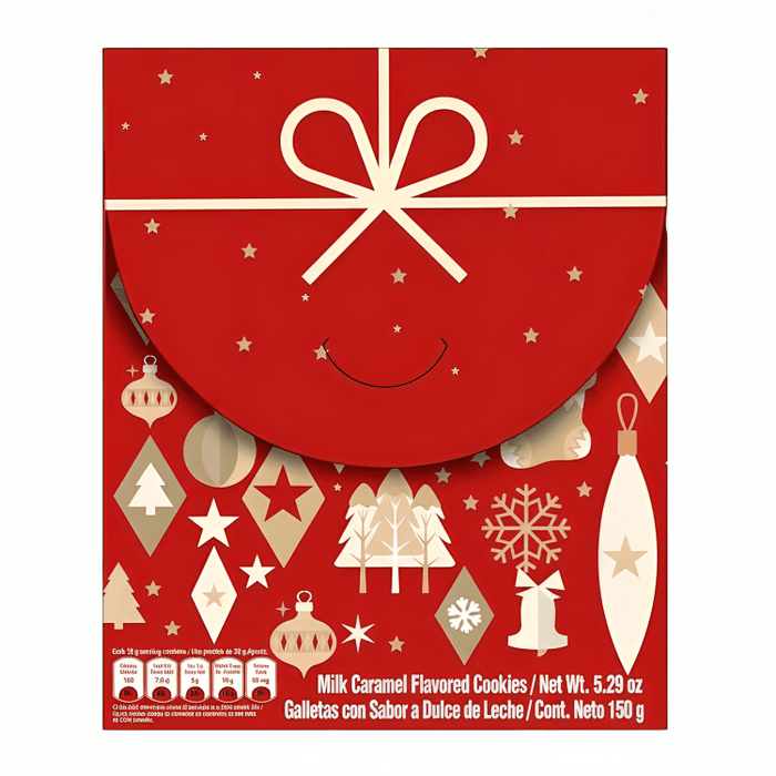 Galletas Navideñas DUX con Sabor a Dulce de Leche 150g - Sabores Market