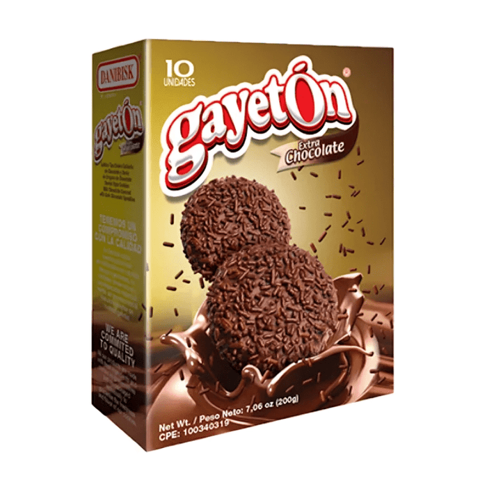 Gayeton Extra Chocolate - 10 Unidades - Sabores Market