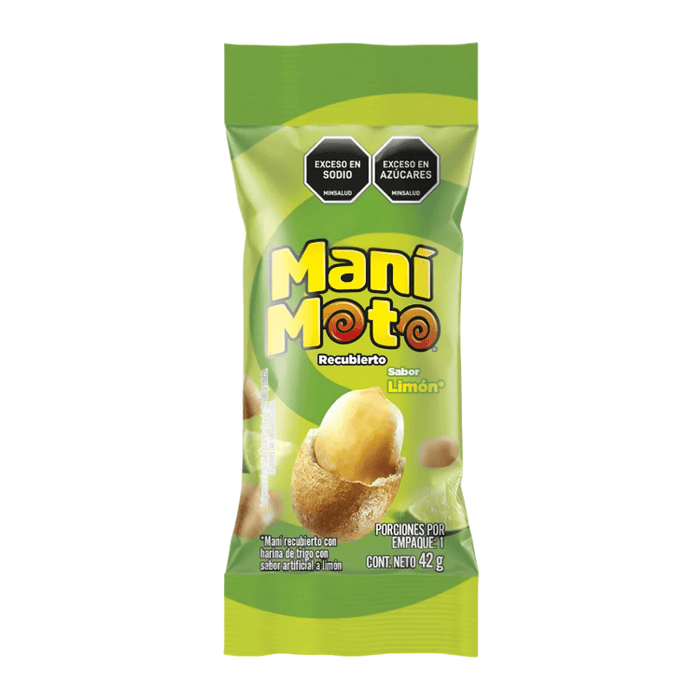Mani Moto Limón Intenso 42g - Sabores Market