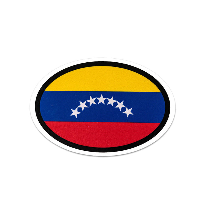 Sticker Bandera de Venezuela Ovalado - Sabores Market
