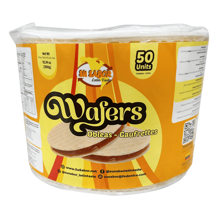 Su Sabor Obleas - 50 Unidades - Sabores Market