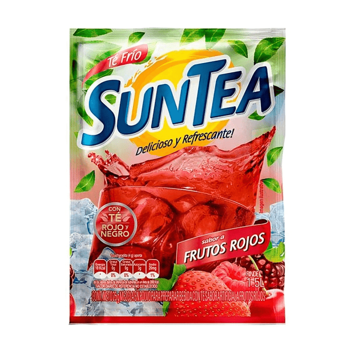 Suntea Frutos Rojos 12g - Sabores Market