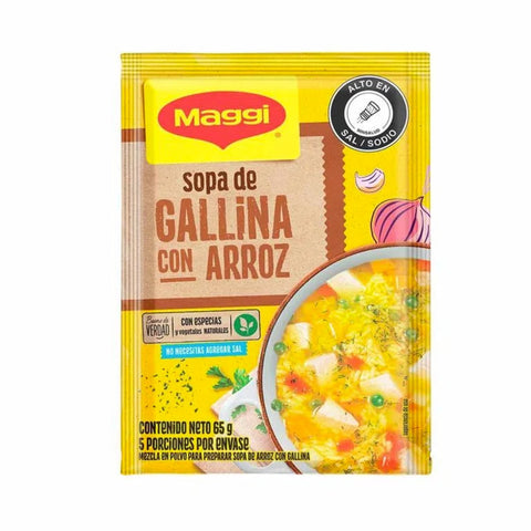 Maggi Sopa de Gallina Con Arroz 65g - Sabores Market