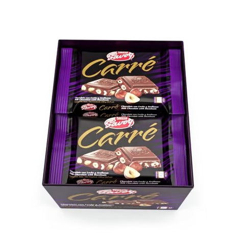 Savoy Carre Avellana Box - 10 Unidades - Sabores Market