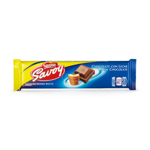 Savoy Chocolate Con Leche 30g - Sabores Market
