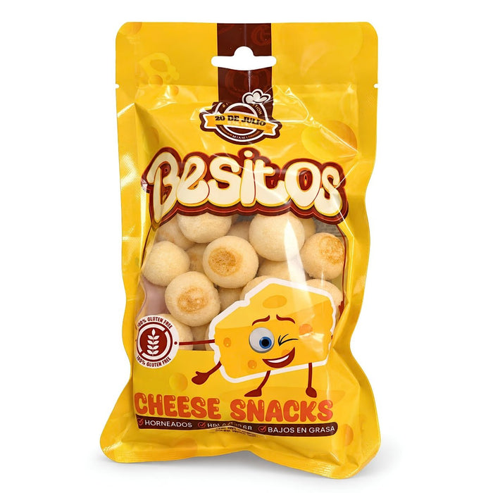 20 de Julio Besitos Cheese Snacks 40g - Sabores Market