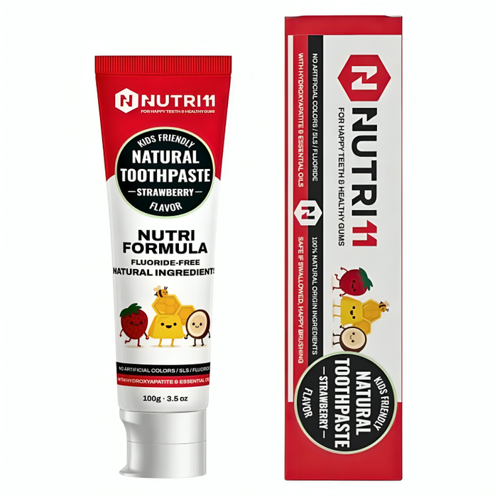 Nutri11 Crema Dental para Niños sabor Fresa 100g