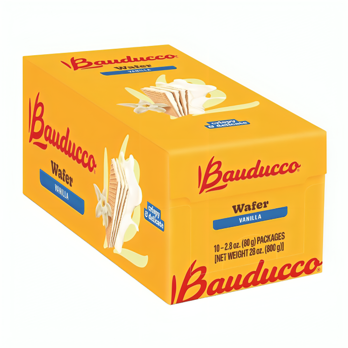 Bauducco Wafer Vanilla 10 x 80g