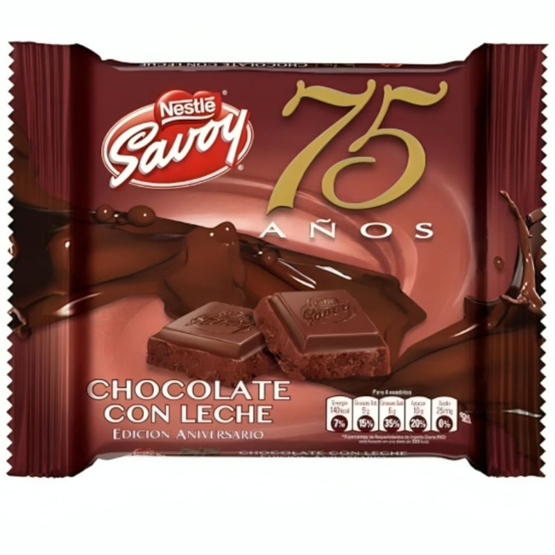 Savoy Carre Milk Chocolate 100g