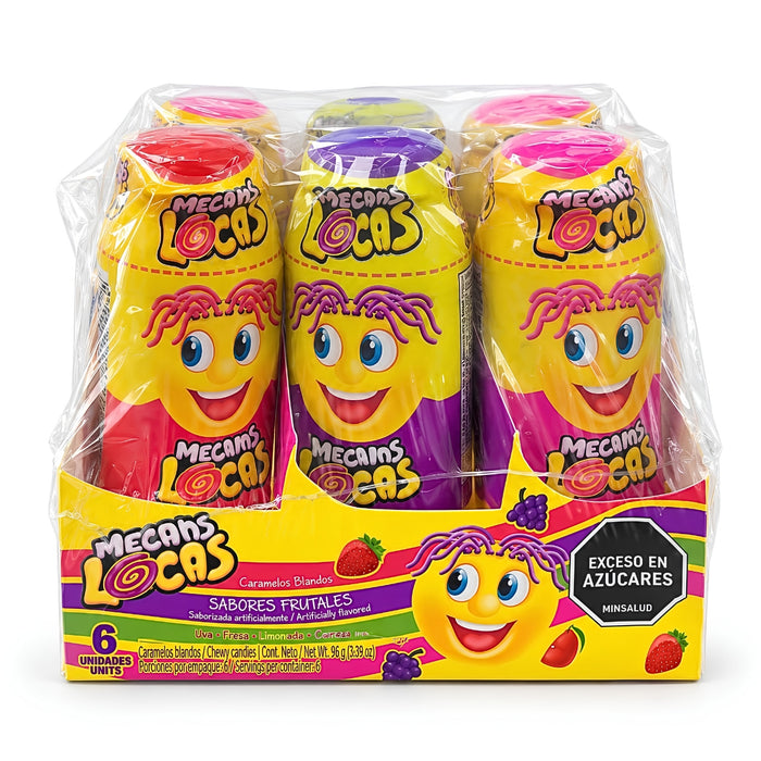 Mechas Locas Caramelos Blandos Surtidos - 6 Pack