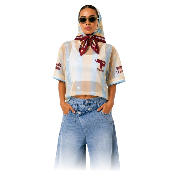 Blusa Mi esencia tiene acento venezolano - Talla Unica