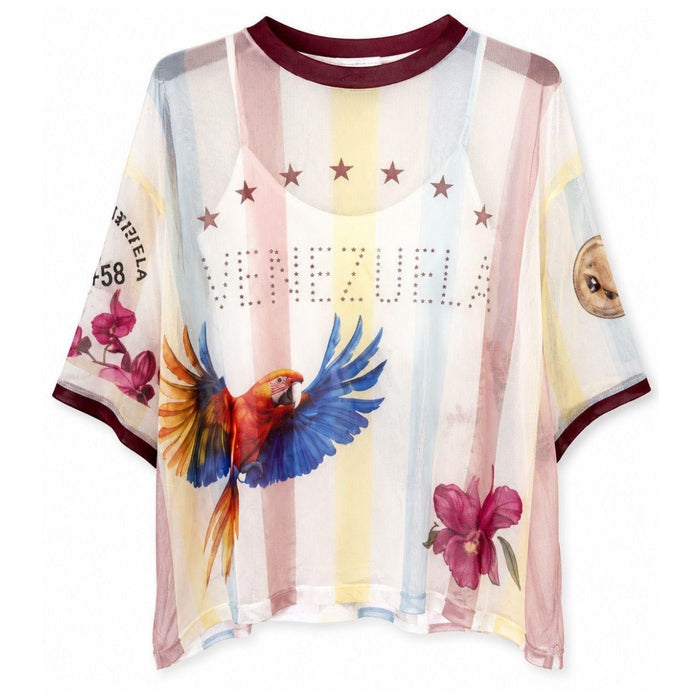 Blusa Venezuela Guacamaya - Talla Unica