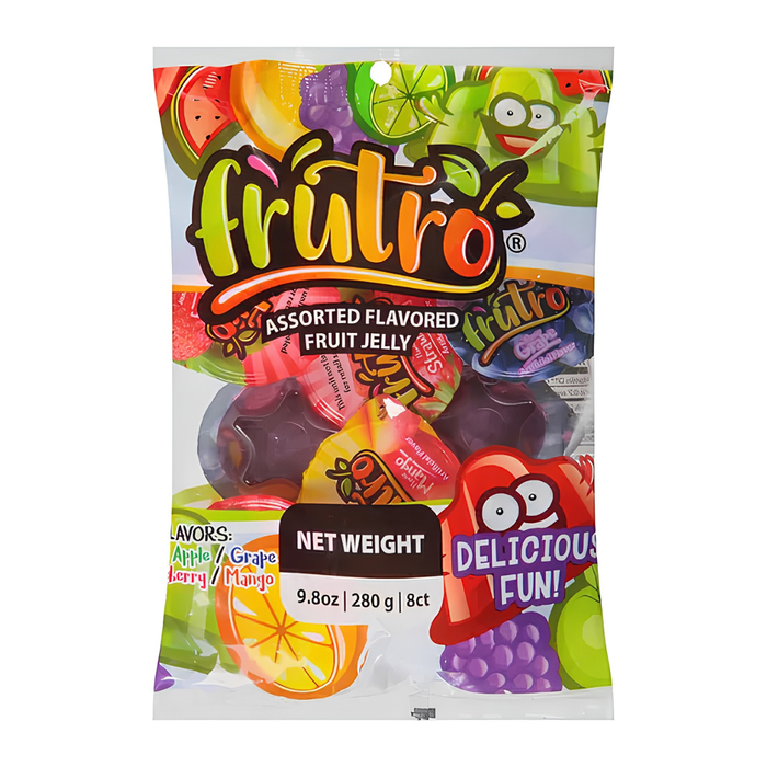 FrutoJelly Gelatinas Surtidas 4 Sabores 280g