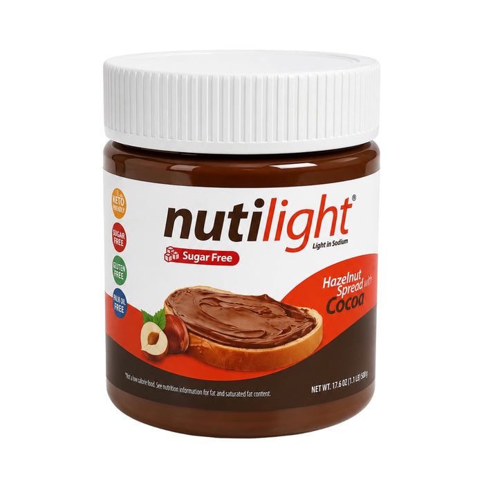 Nutilight Crema de Avellana con Cacao Sin Azucar 500g