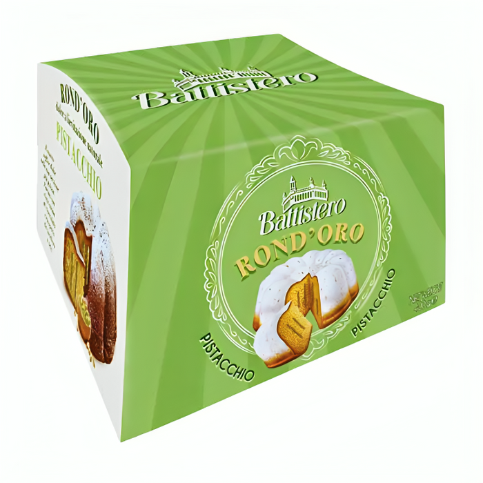 Bizcocho Battistero Rond'Oro Relleno con Crema de Pistacho 400g