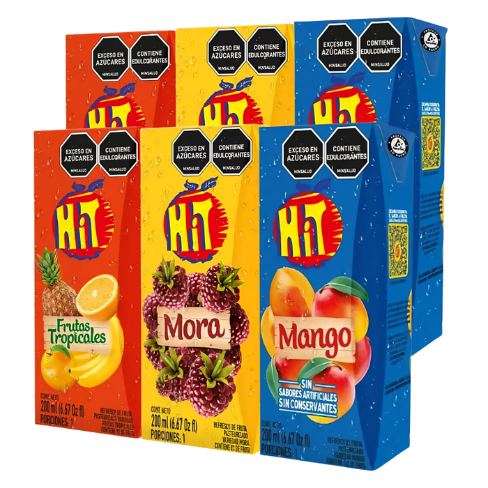 HIT Jugo 200 ml - 6 Unidades