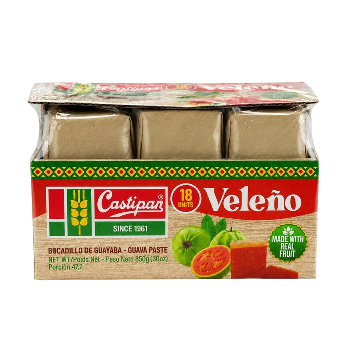Castipan Veleño Bocadillo de Guayaba 18 Und 850g