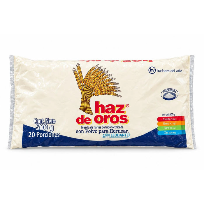 Haz de oros Mezcla de Harina con Polvo para Hornear Leudante 500g