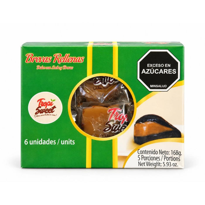Brevas Rellenas Dulce con Leche 6und 168g