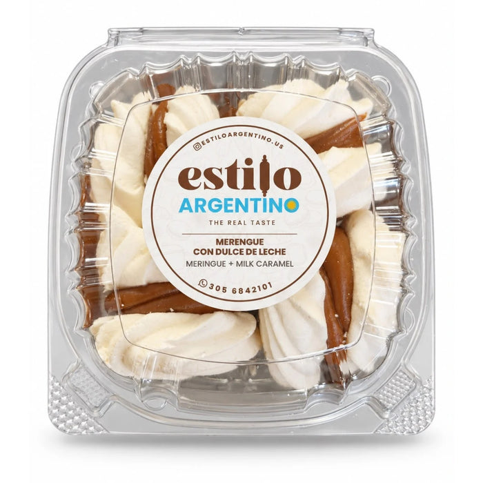 Estilo Argentino Merengue con Dulce de Leche