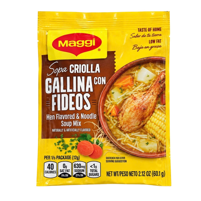 Maggi Sopa Criolla Gallina con Fideos 60,1g