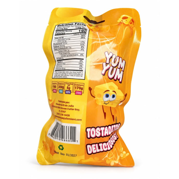 20 de Julio Besitos Cheese Snacks 40g