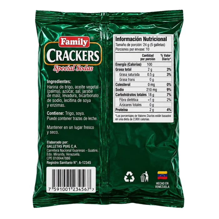 Galletas Puig Galletas Crackers 10 und 240g