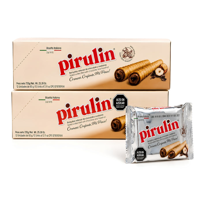 Pirulin Box Of 12 Cases Of 60g