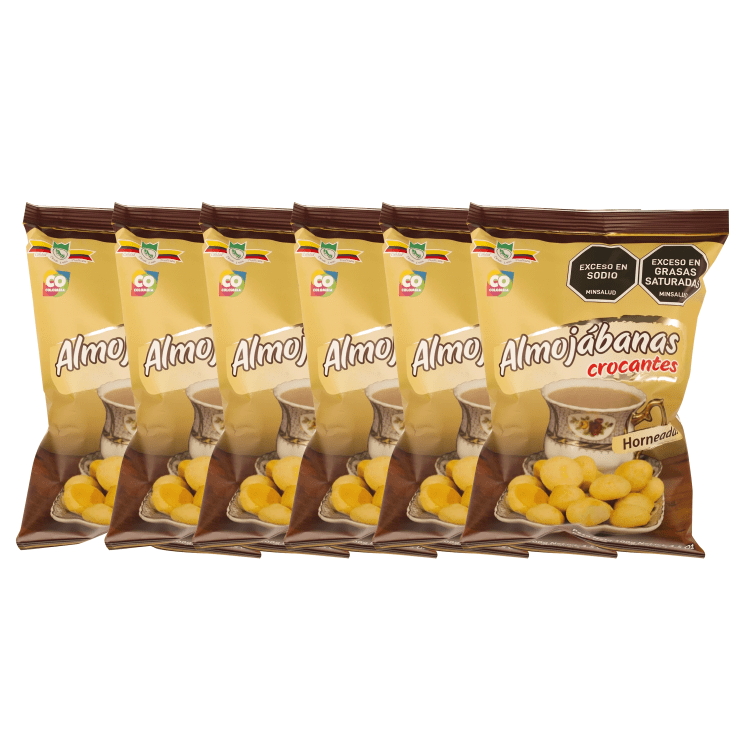 Almojabanas Crocantes 40g - 6 Unidades - Sabores Market