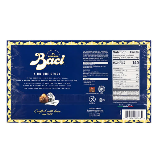 Baci Original Dark Bombones de chocolate Negro y avellanas 150g - Sabores Market