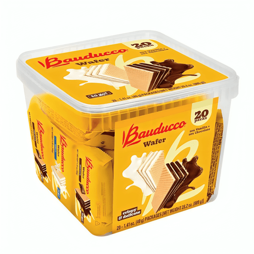 Bauducco Wafer Vanilla y Chocolate 20 packs - Sabores Market