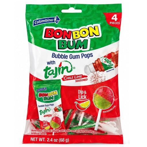 Bon bon bum con Taijin de Chile y Limon 68g - Sabores Market