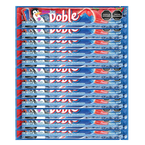 Bon Ice Mora Fresa - 12 Unidades - Sabores Market