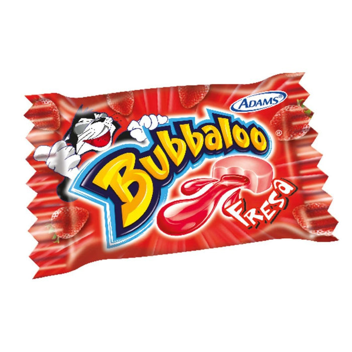 Bubbaloo Fresa - 50 Unidades - Sabores Market