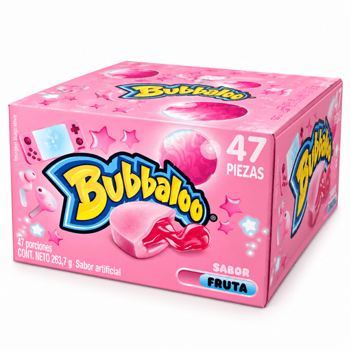 Bubbaloo Fruta - Caja - Sabores Market