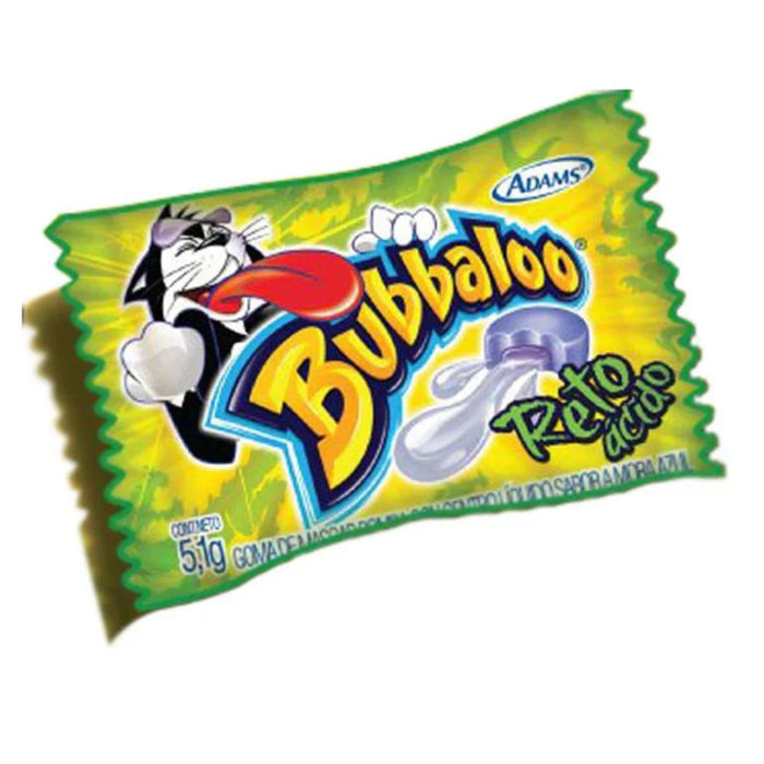 Bubbaloo Reto Acido - 50 Unidades - Sabores Market