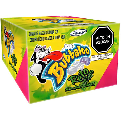 Bubbaloo Reto Acido - 50 Unidades - Sabores Market