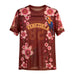 Camiseta Mesh de Venezuela - Vinotinto con Flores y Guacamaya 58 - Sabores Market