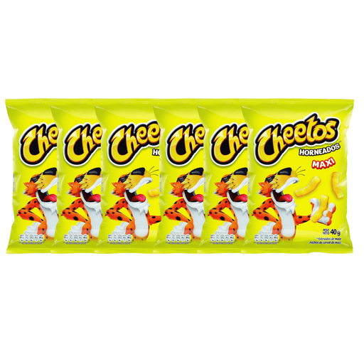 Cheetos Horneados Maxi 40g - 6 Unidades - Sabores Market