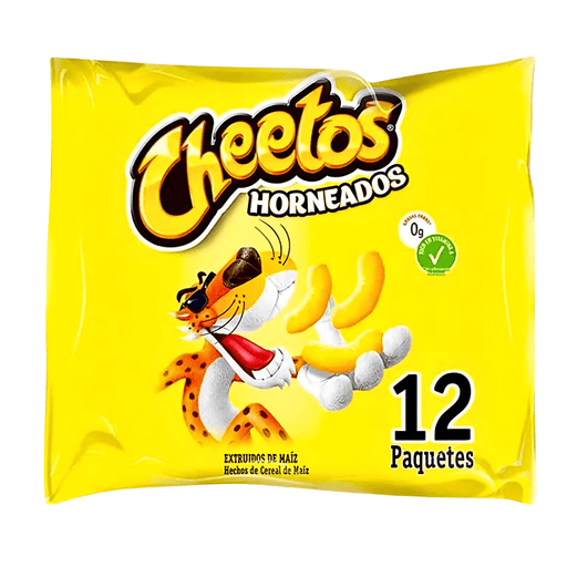 Cheetos Horneados Mini Bolsas 15g - Pack de 12 Unidades - Sabores Market
