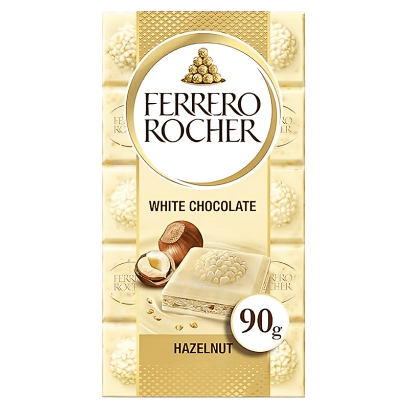 Chocolate Ferrero Rocher White Hazelnut 90g - Sabores Market