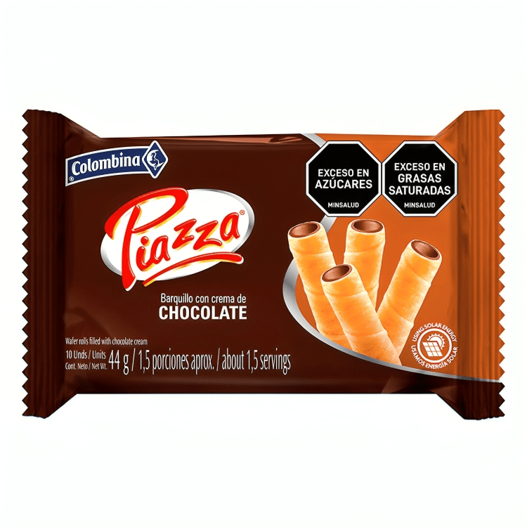 Colombina Barquillo PIAZZA Chocolate 44g — Sabores Market
