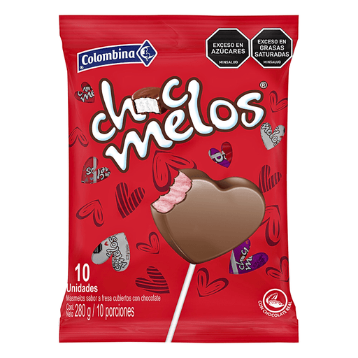 Colombina Chocmelos - 10 Unidades - Sabores Market
