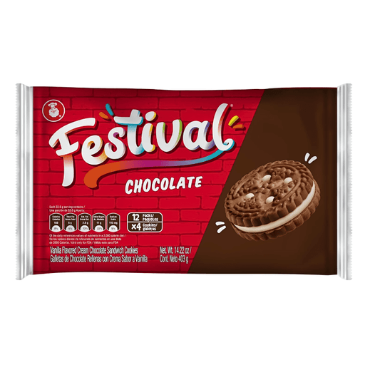 Colombina Festival Chocolate - 12 Unidades - Sabores Market