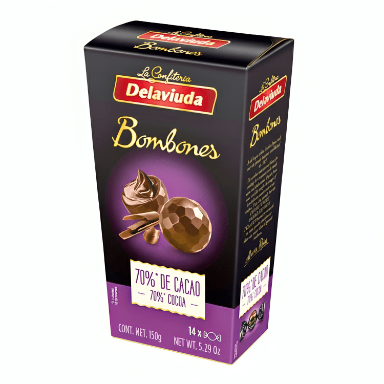 Delaviuda Bombones 70% de Cacao 150g - Sabores Market