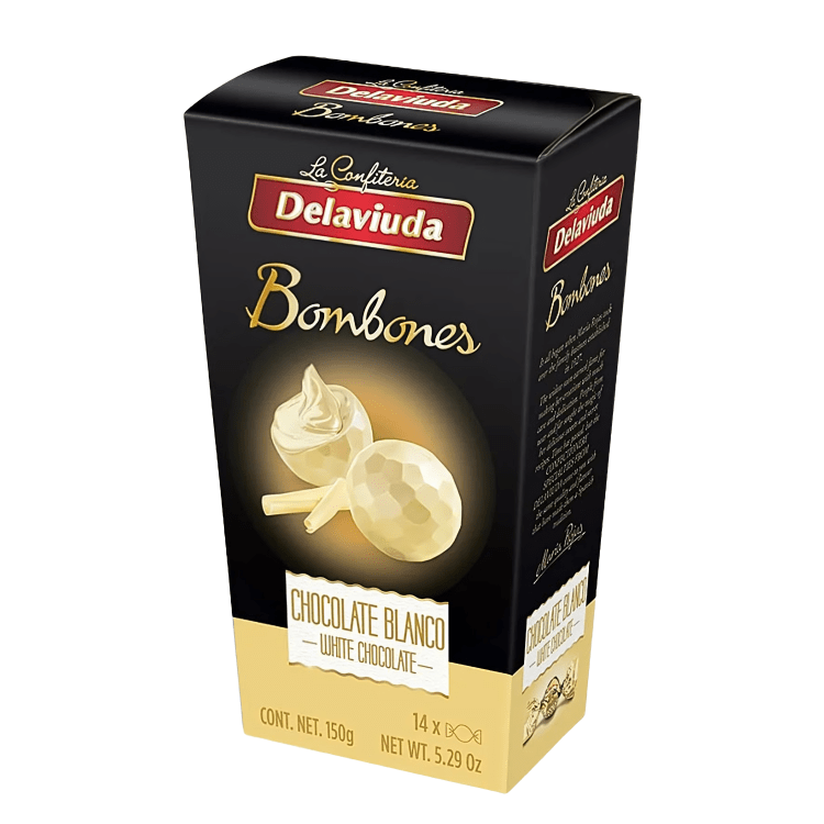 Delaviuda Bombones Chocolate Blanco 150g - Sabores Market