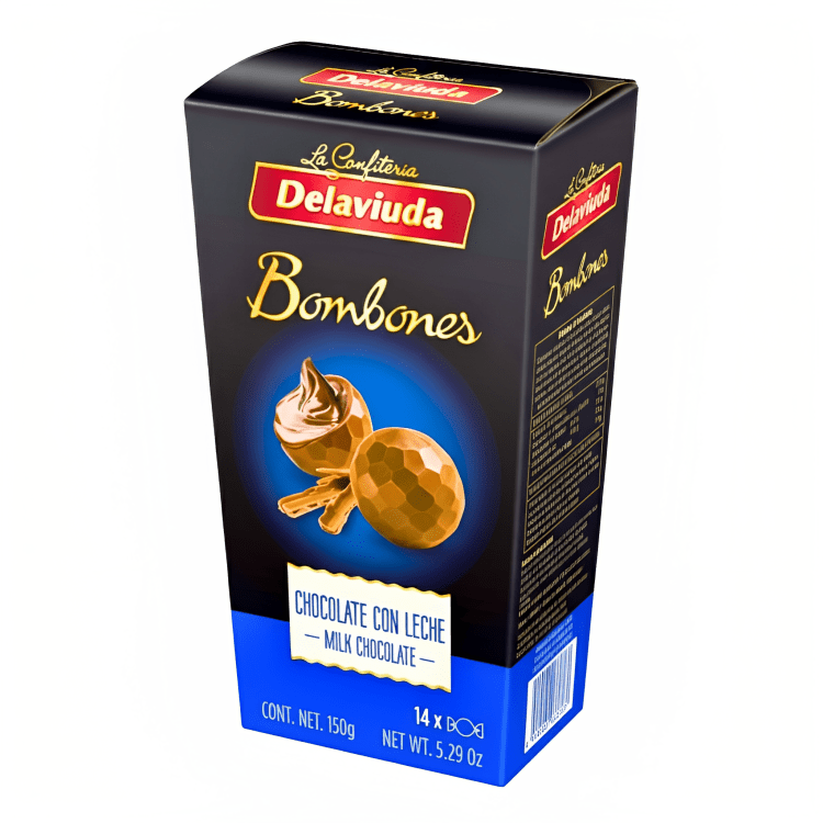 Delaviuda Bombones Chocolate con Leche 150g - Sabores Market